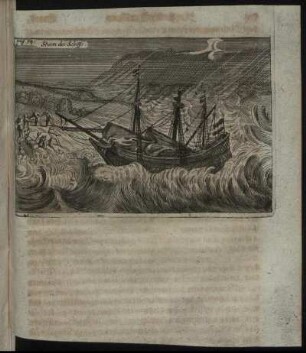 Sturm des Schiffs.