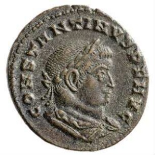 Münze, Follis, Aes 2, 313 - 314 n. Chr.