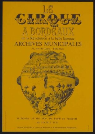 Le Cirque A Bordeaux, Bordeaux, 1976