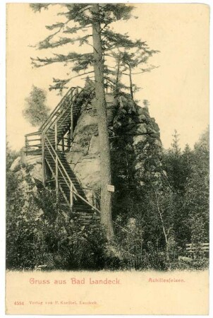 Bad Landeck. Achillesfelsen