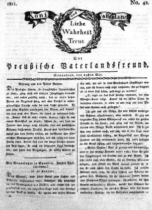 No. 42., vom 25sten Mai