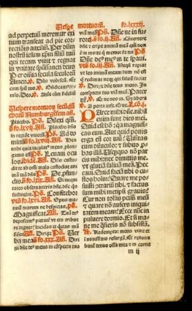 Vespere mortuorum secundum chorum Numburgensem ...