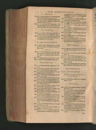 I.REGUM. II.REGUM. II.PARALIPOMENON. JOB. PSALTERIUM. PROVERBIA. ECCLESIASTES. CANTICUM CANTICORUM.