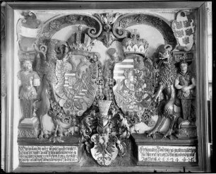 ohne Titel (Wappenschild Kaiser Maximilian II. und Erzherzog Ferdinand, 1514)
