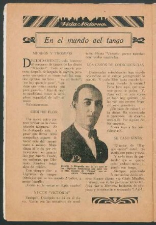 En el mundo del tango