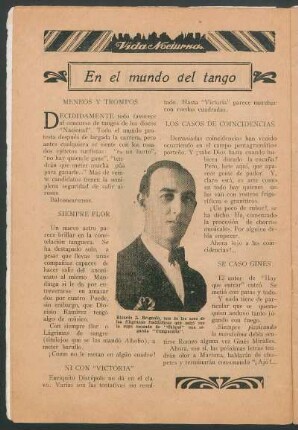 En el mundo del tango