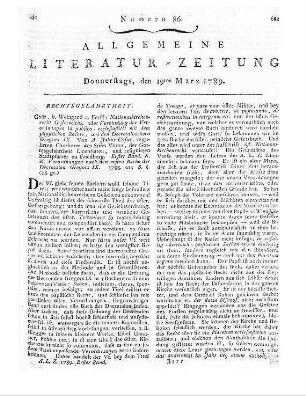 Vergleichung des k.k. und des großherzogl. toskanischen peinlichen Gesetzbuches. - Wien : Hörling, 1788