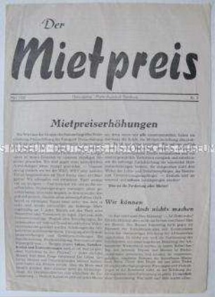 Mitteilungsblatt des Mieter-Ausschusses Hamburg