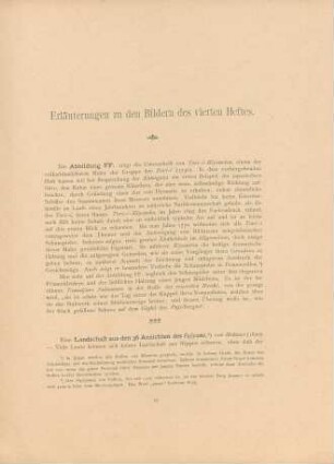 Erläuterungen zu den Bildern des vierten Heftes