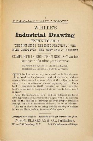 Education in Bavaria : Monographs of the Industrial Education Association. Edited by Nicholas Murray Buther. (Monographs ... vol I. No. 2.)
