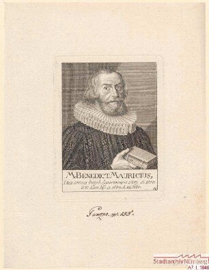 M. Benedict Mauricius, Diakon bei St. Lorenz
