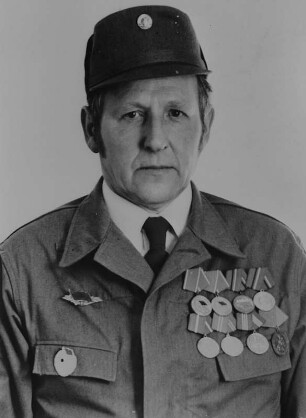 Porträt Alfred Meyer - Kampfgruppenkommandeur : Porträt Alfred Meyer - Kampfgruppenkommandeur