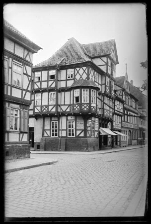 Quedlinburg. Wohnhäuser, Reichenstraße. Straßenansicht