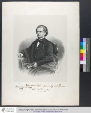 Friedrich Devrient / Gez. u. lith. v. G. F. Busse