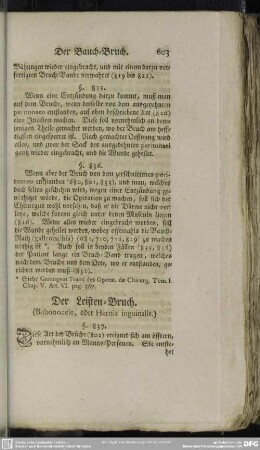 Der Leisten-Bruch. (Bubonocele, oder Hernia inguinalis.)