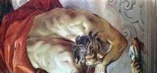 Pallas Athene als Triumph der göttlichen Weisheit, Sieg über die Mächte der Finsternis