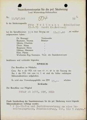 Weitmann, Otto