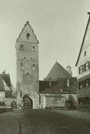 Dinkelsbühl, Wörnitztor, Feldseite
