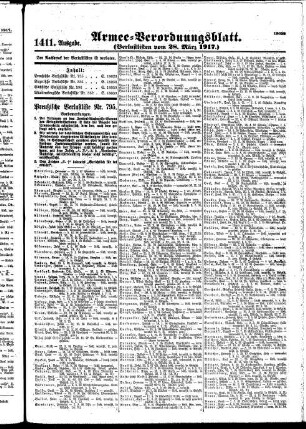 1411.Ausgabe. Mittwoch, 28. März 1917