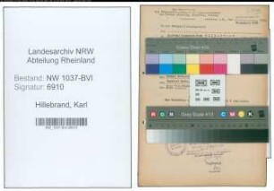 Entnazifizierung Karl Hillebrand , geb. 20.02.1898 (Gastwirt)
