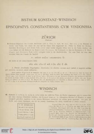 Bisthum Konstanz-Windisch