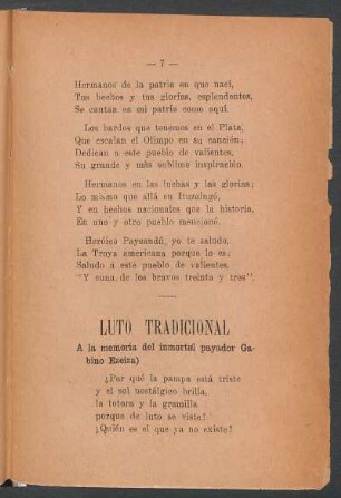 Luto tradicional