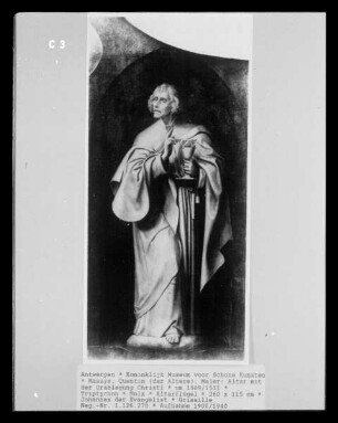 Altar mit der Grablegung Christi — Johannes der Evangelist