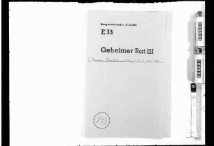 Erste Kammer: Präsidenten u. Vizepräsidenten