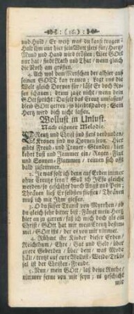 Wollust in Unlust