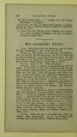 Die europaeische Tuerkei