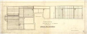 Billing, Hermann; Karlsruhe, Amalienstr. 59; Haus Durand - Balkenlage 2. OG (Grundriss)