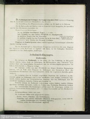 Allgemeine Bemerkungen