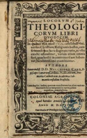 Locorum Theologicorum Libri Duodecim