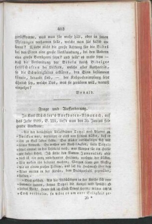 403-405 Frage und Aufforderung