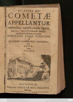 De Eorum Qui Cometae Appellantur nominibus, natura, causis significatione, cum historiarum memorabilium illustribus exemplis