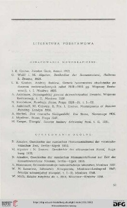 Literatura podstawowa