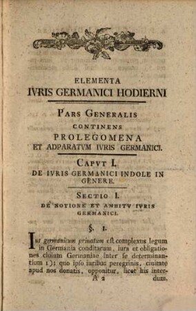 Elementa iuris germanici privati hodierni