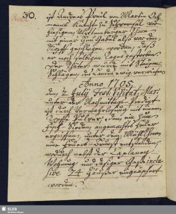 Anno 1705-1743