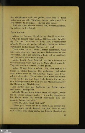 Feind hört mit
