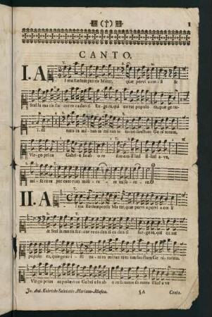 1-4, Alma Redemptoris