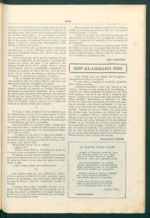 El origen