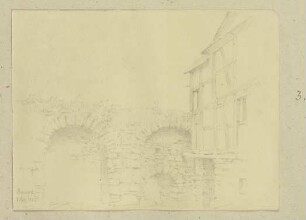 Fachwerkhaus an der Stadtmauer in Boppard