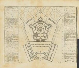 Abb. 20: Plan au rez de Chaussée du Chasteau de Caprarole