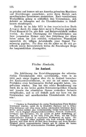 Fünfter Abschnitt. Im Ausland