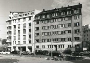 Dresden-Altstadt. Wohn- und Geschäftshaus und Wohnhaus, Laurinstraße 6/4. Straßenansicht