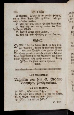 172-185, 16ter Augstmonat