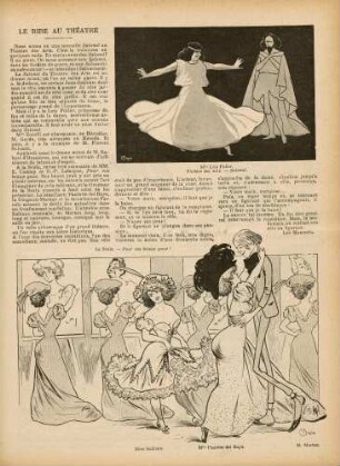 Mlle. Loïe Fuller. Théâtre des Arts. – Salomé.; La Scala. – Pour vos beaux yeux!