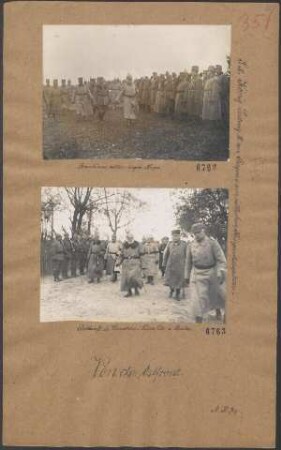 Besuch eines österr.-ungar. Korps