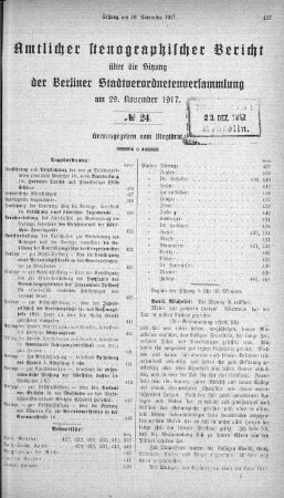 No. 24, 29. November 1917