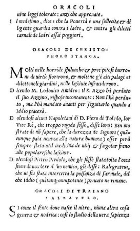 Oracoli Di Christophoro Stanga.